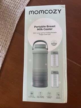 momcozy Portable Breast Milk Cooler - Sage Green